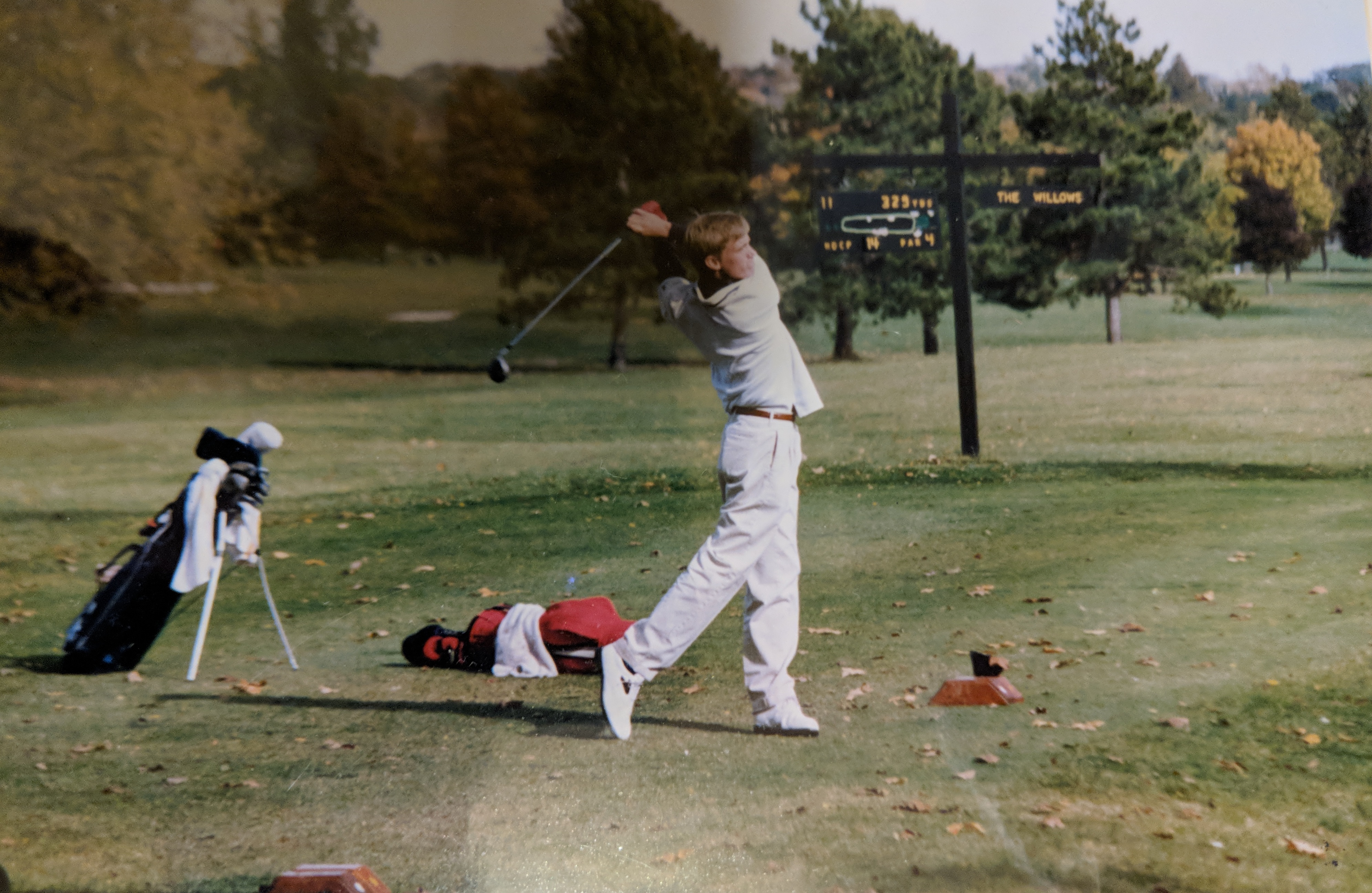 Mark Holton, junior golf