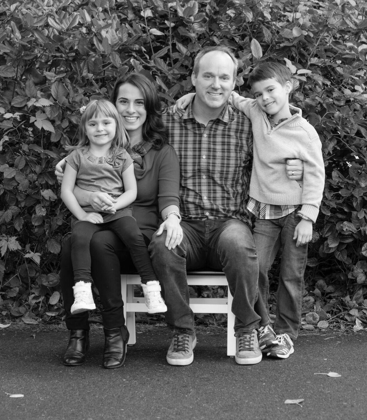 Mark Holton and family