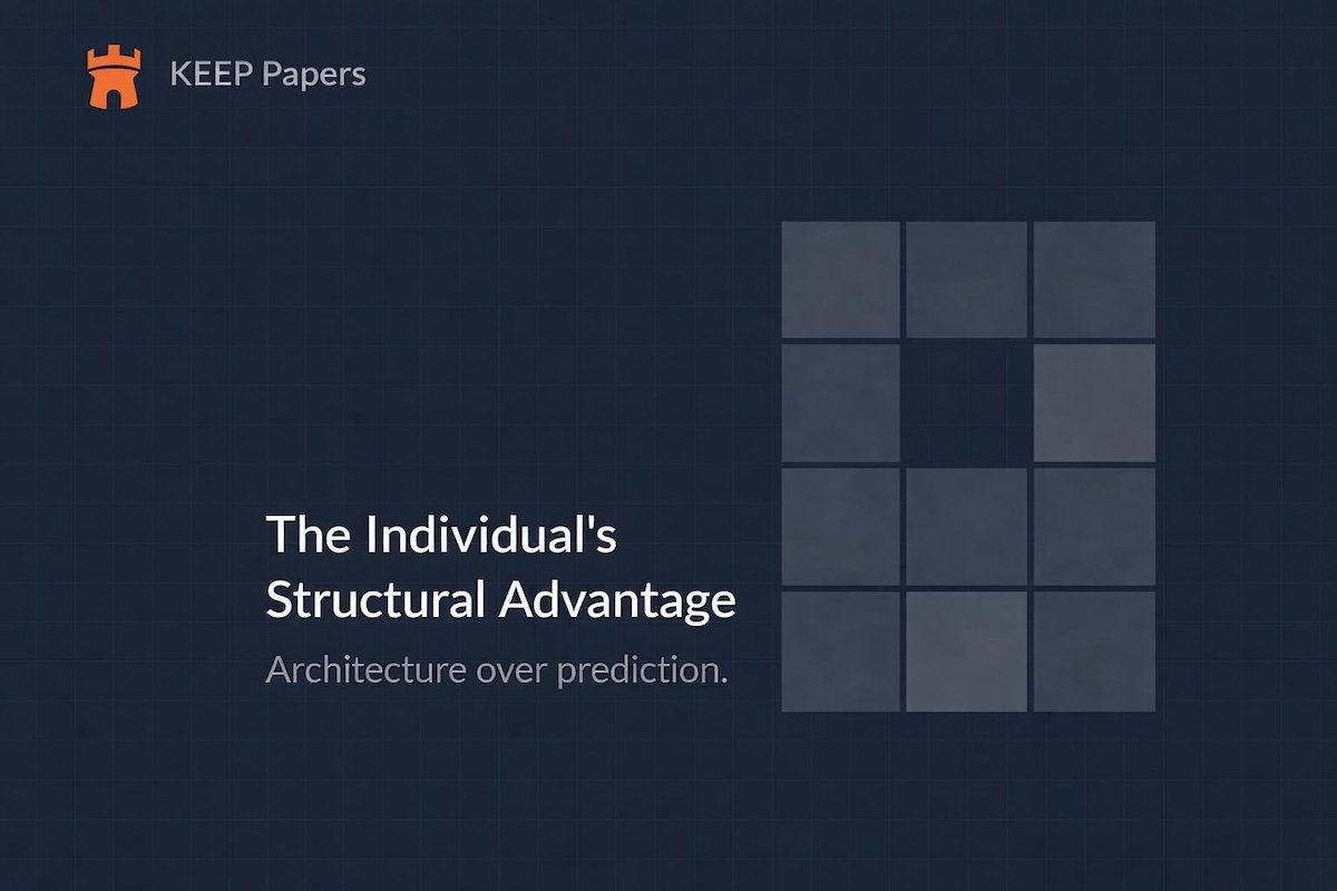 The Individual’s Structural Advantage - Nora Foundry